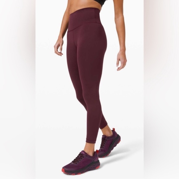 Lululemon Wunder Train High-Rise Tight 25" Cassis Everlux Size 2 - Picture 1 of 11
